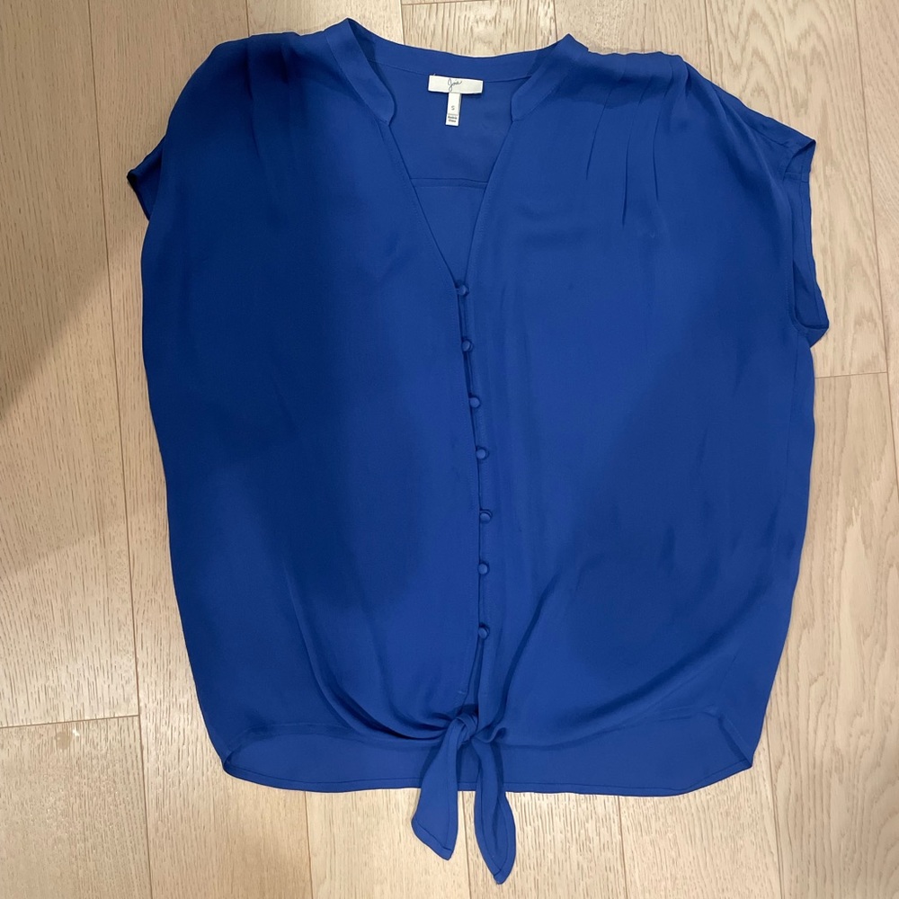 Joie blue silk tie top 💙 accepting offers :)